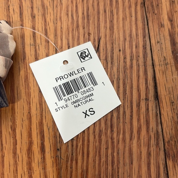 BAR III Shirred Hipster Swimsuit Bottom Beige Leopard size XS NWT - Picture 5 of 7